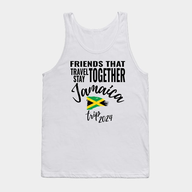 Friends That Travel Together Jamaica Group Trip 2024 Caribbean Vacation Fun Matching Design Tank Top by OriginalGiftsIdeas